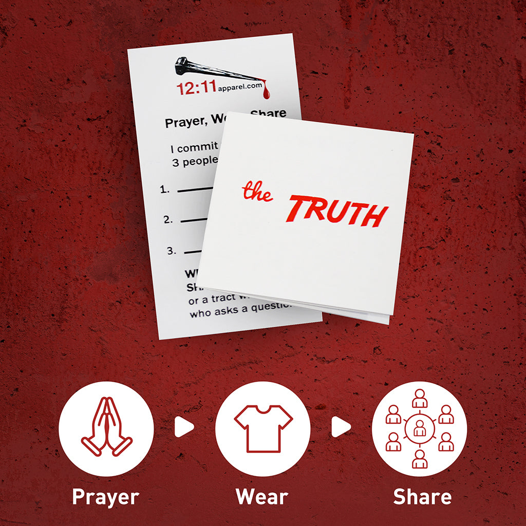 Free Unlimited Christian Tracts plus Prayer Wear and Share Training